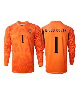 Billige Fotballdrakt Portugal Diogo Costa #1 Keeper Replika Bortedrakt VM 2026 Langermet Billige Fotballdrakt Portugal Diogo Costa #1 Keeper Replika Bortedrakt VM 2026 Langermet